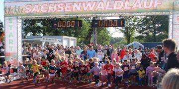 Mehr als 1.200 Anmeldungen und über 1.000 Finisher beim Sachsenwaldlaf 2026. Foto: Björn Ahrens