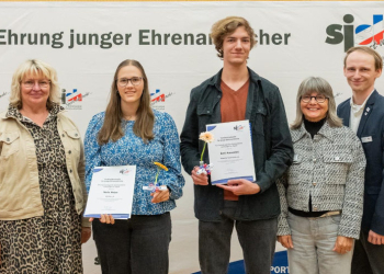 Ehrung im Kieler Landeshaus: Auszeichnung für ehrenamtlich engagierte Jugendliche im Sport