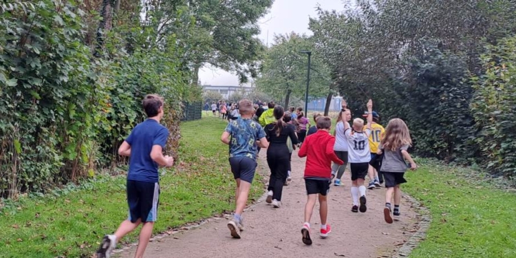 Lauftag an der Gemeinschaftsschule Sandesneben