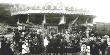 Der Möllner Jahrmarkt im Jahr 1911, Foto: Stadt Mölln